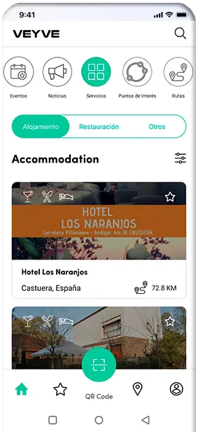 Alojamientos, hoteles, hostales, casas rurales, albergues, etc donde dormir